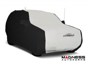 Volkswagen ID. Buzz Custom Fit Vehicle Cover - Satin Stretch - Gray w/ Black Sides + Rear Passenger Charger Port Flap
